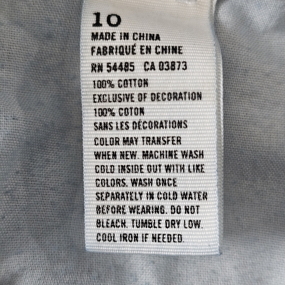 American Eagle Midrise 100% Cotton Raw Hem Denim Shorts Womens Size 10 - Picture 5 of 5